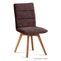 ESSZIMMERSTUHL (4er-Set) Dobra 47x92x60 Eiche geölt/Braun - Eichefarben/Braun, Kunststoff (60/92/47cm) - 58aufmkessel