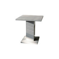 ESSTISCH Adam Grau Matt - Grau, Holzwerkstoff (70/70/75cm) - Vladon