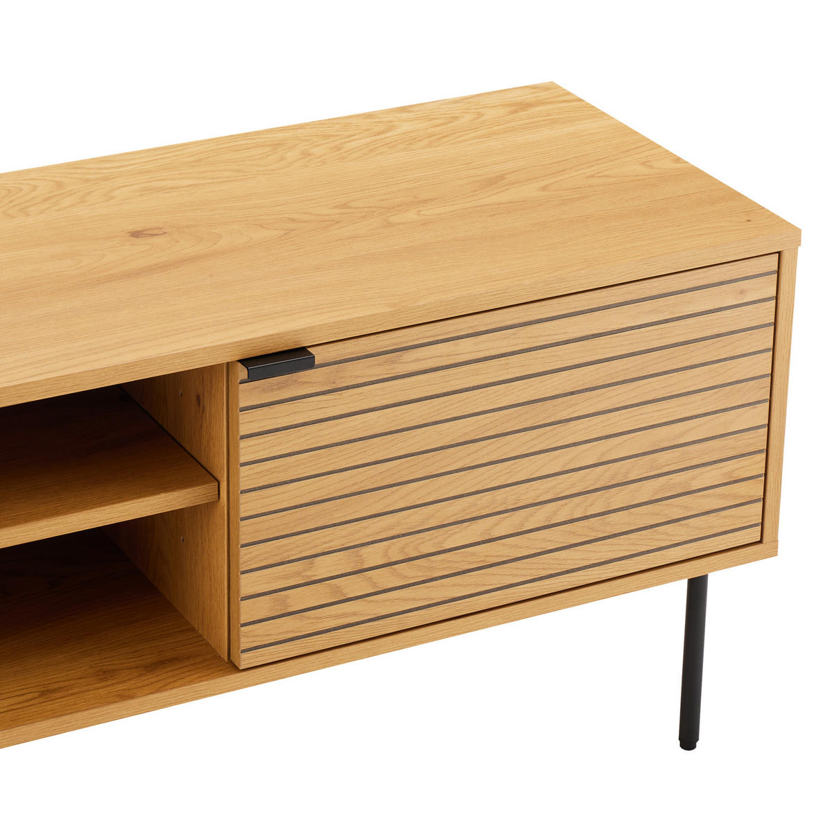 TV-MÖBEL Stinna 150/40/50 cm - Braun, Holzwerkstoff (40/50/150cm) - Happy Garden