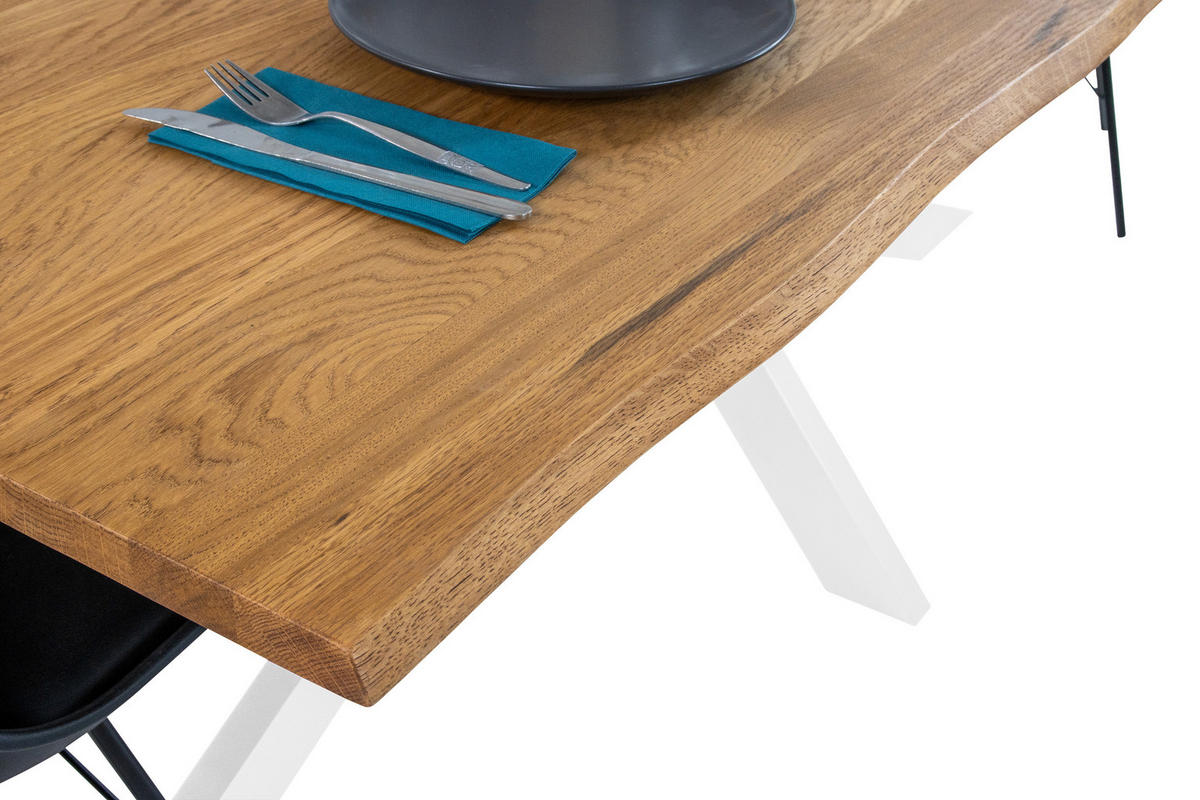 ESSTISCH SALVADOR - Eichefarben/Beige, Holz (100/220/77cm) - SAM