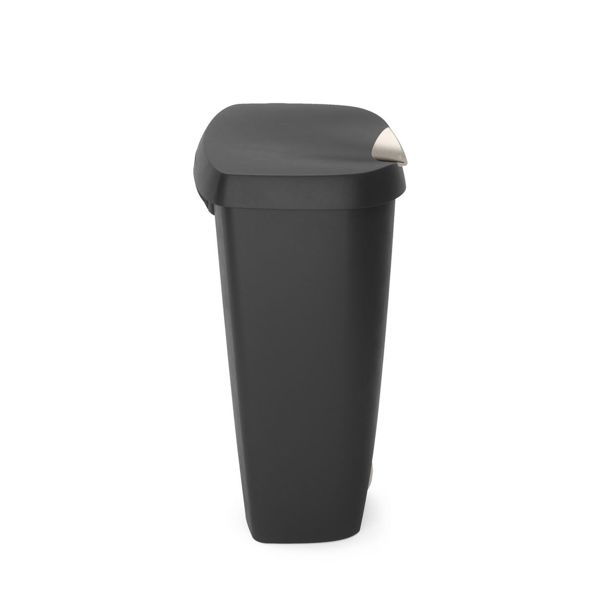 ABFALLEIMER Brim, Schwarz - Schwarz, Kunststoff (43/33/64cm)