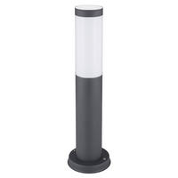 LED AUSSENLEUCHTE BOSTON Edelstahl Opal - Anthrazit, Kunststoff/Metall (12.7/45/12.7cm) - Globo Lighting