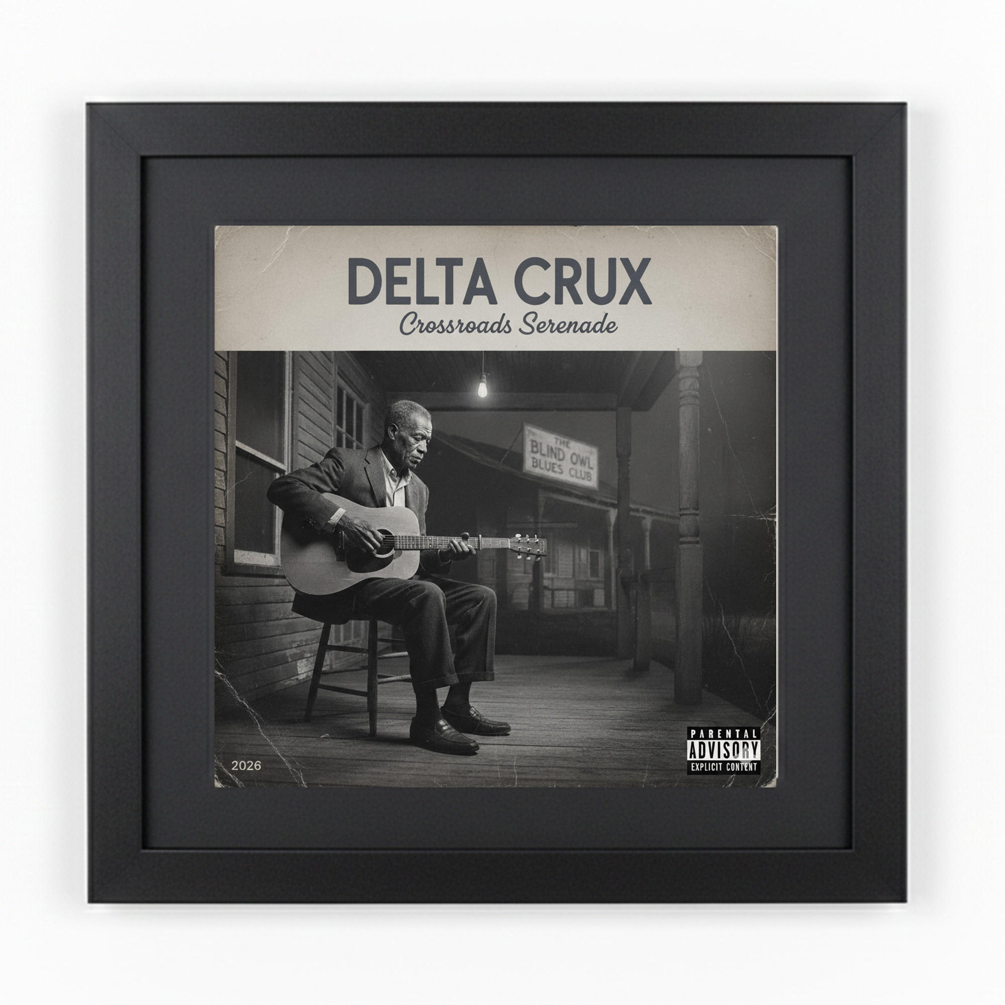 SCHALLPLATTEN BILDERRAHMEN 40/40 2er Set - Schwarz, Holz (40/40cm) - K-Möbel