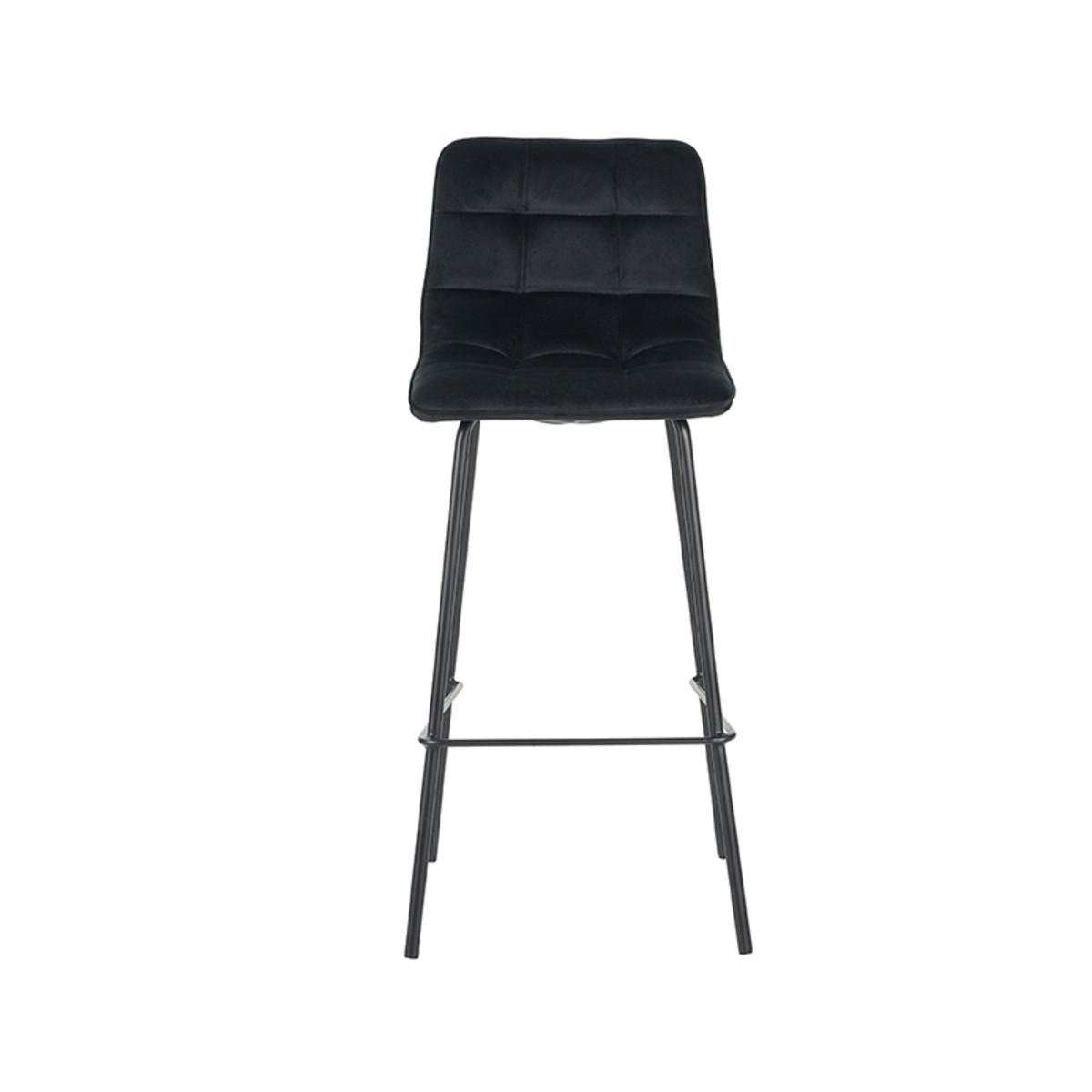 BARHOCKER Bistro Schwarz 51/44/115 cm 2er-Set - Schwarz, Textil (44/115/51cm) - LABEL51
