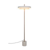 STEHLAMPE KEATON - Grau - 40/40/138 cm - Grau, Metall (40/40/138cm) - Trio Leuchten
