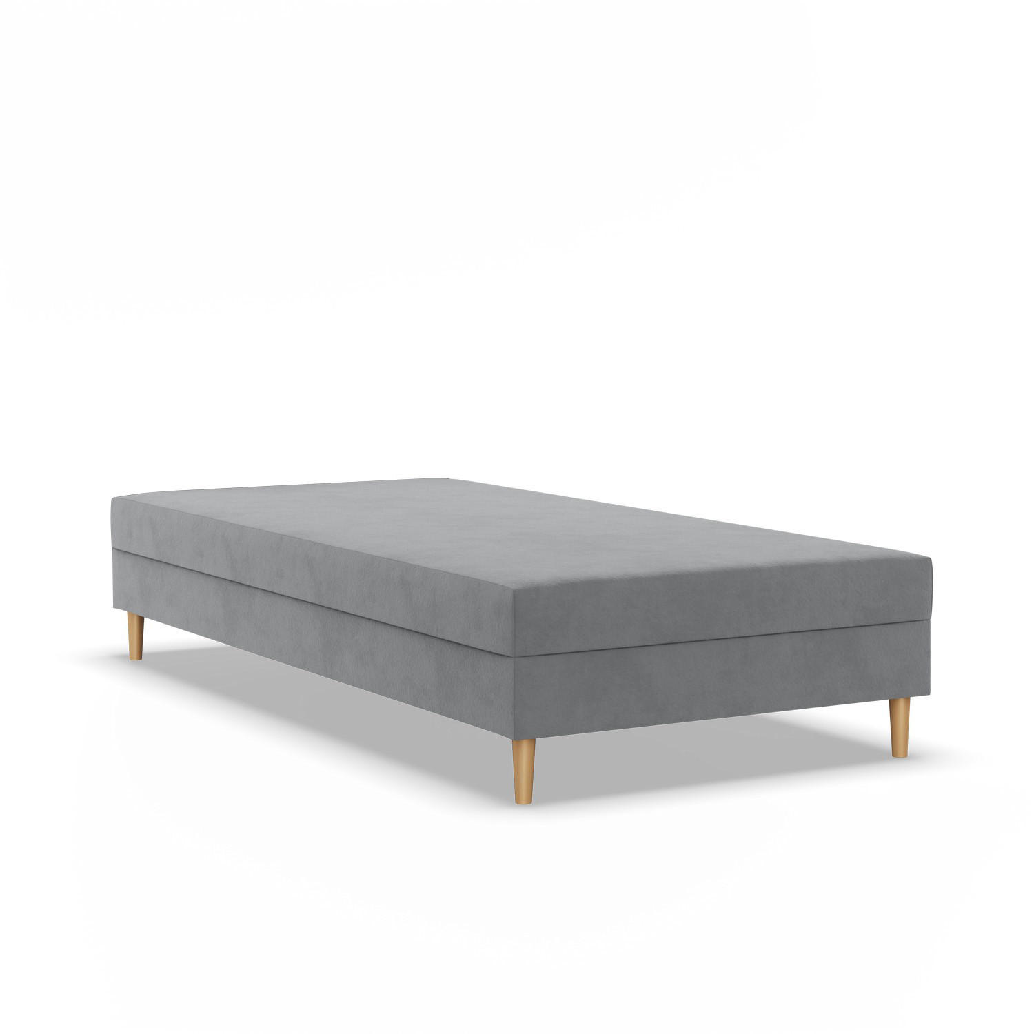 BOXBETT 80x200 CASPE, Grau - Grau, Textil (80/200cm) - Mebligo