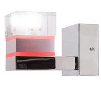 LED WANDLEUCHTE TANILA Metall Chrom - Silberfarben, Glas (16/17/10cm) - Brilliant