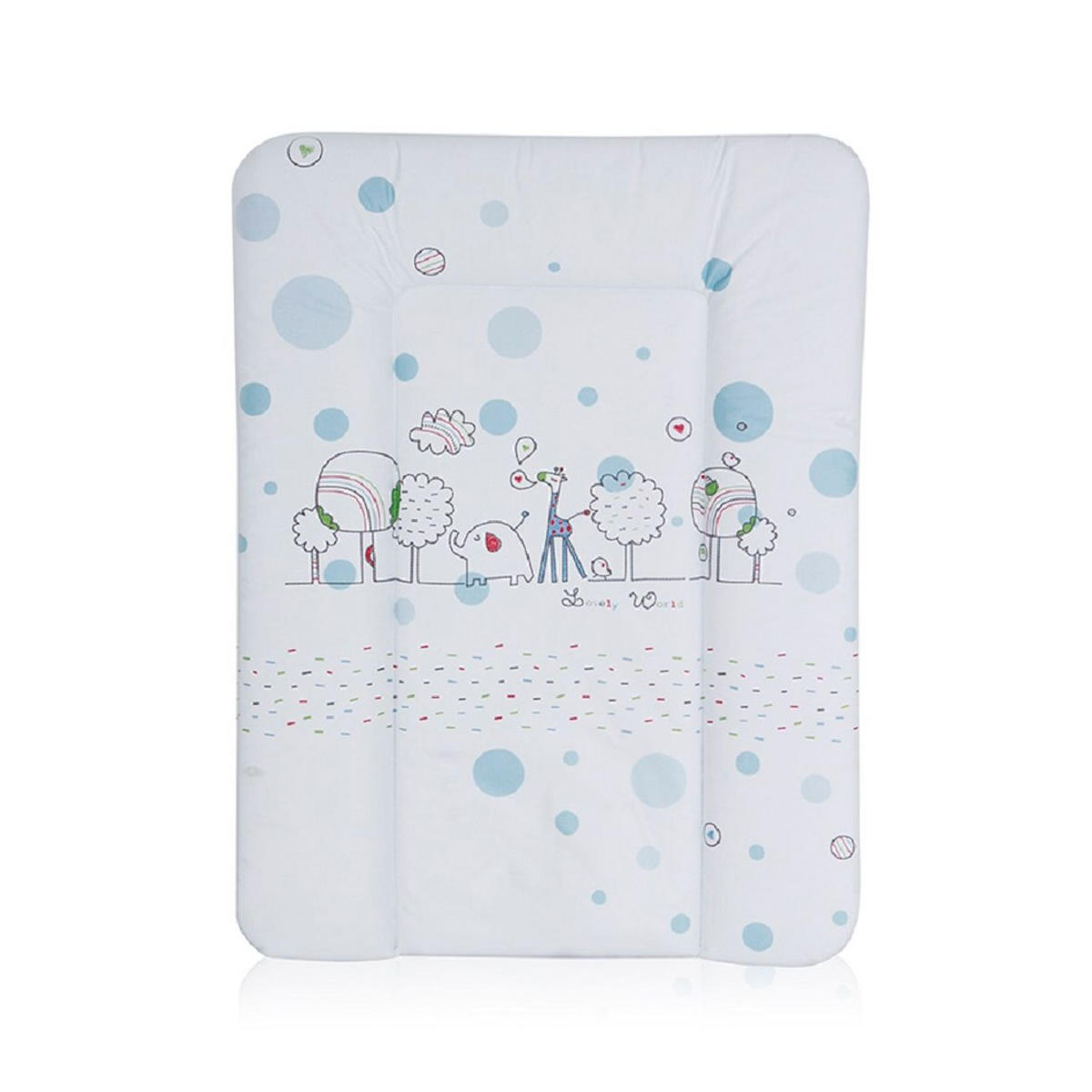 WICKELAUFLAGE Softy 50 x 70 cm blau PVC, waschbar, 50 x 70 cm, für unterwegs, leicht zu reinigen - Blau, Kunststoff (50/70cm) - Lorelli