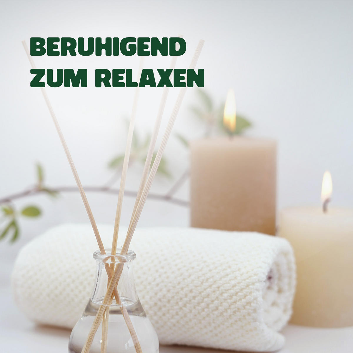 STUMPENKERZEN "Dunkelgrün", Größe Ø7cm x Höhe: 16 cm - Dunkelgrün, Naturmaterialien (7/16cm) - HS Candle