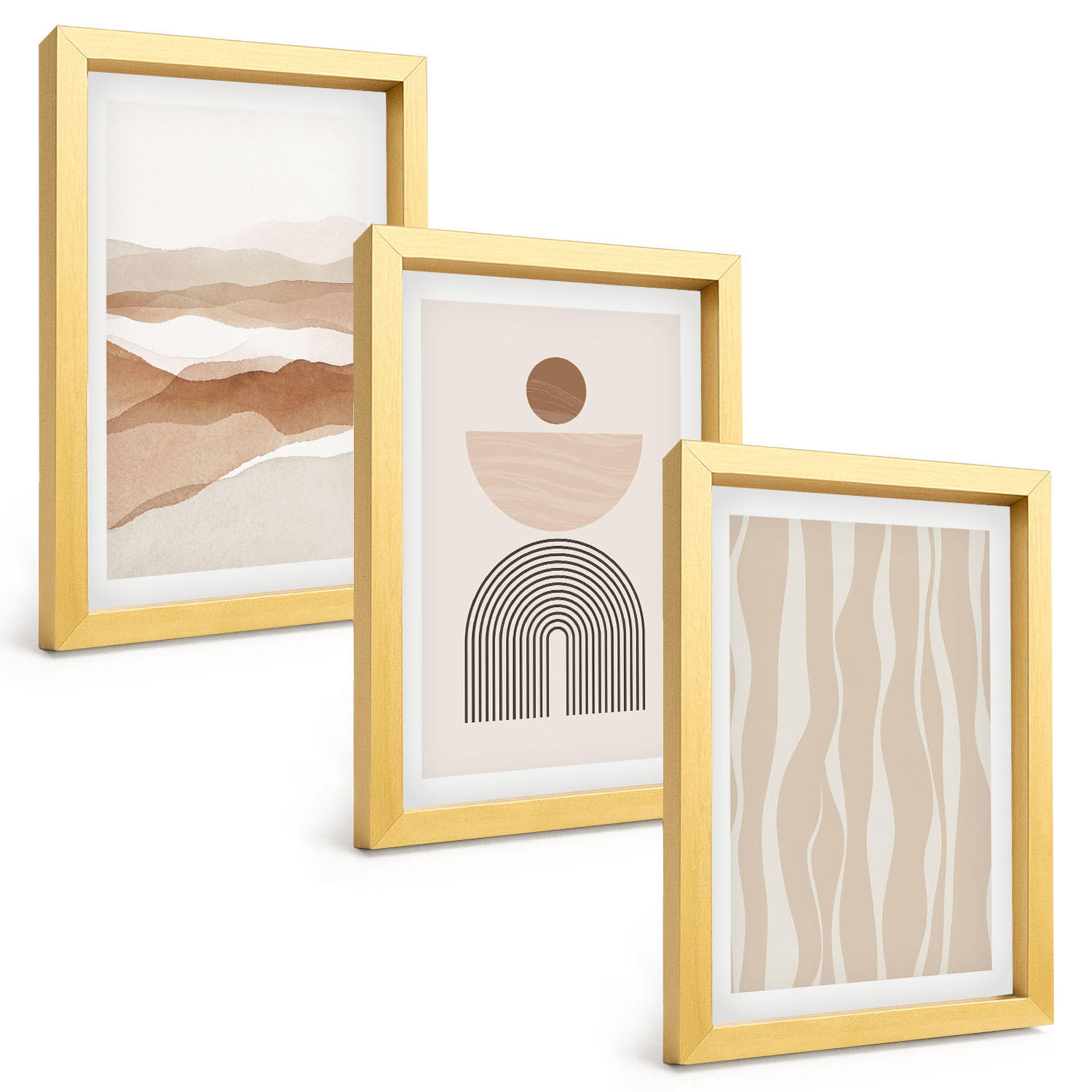 Tulup Bilder Gold 20x30 cm