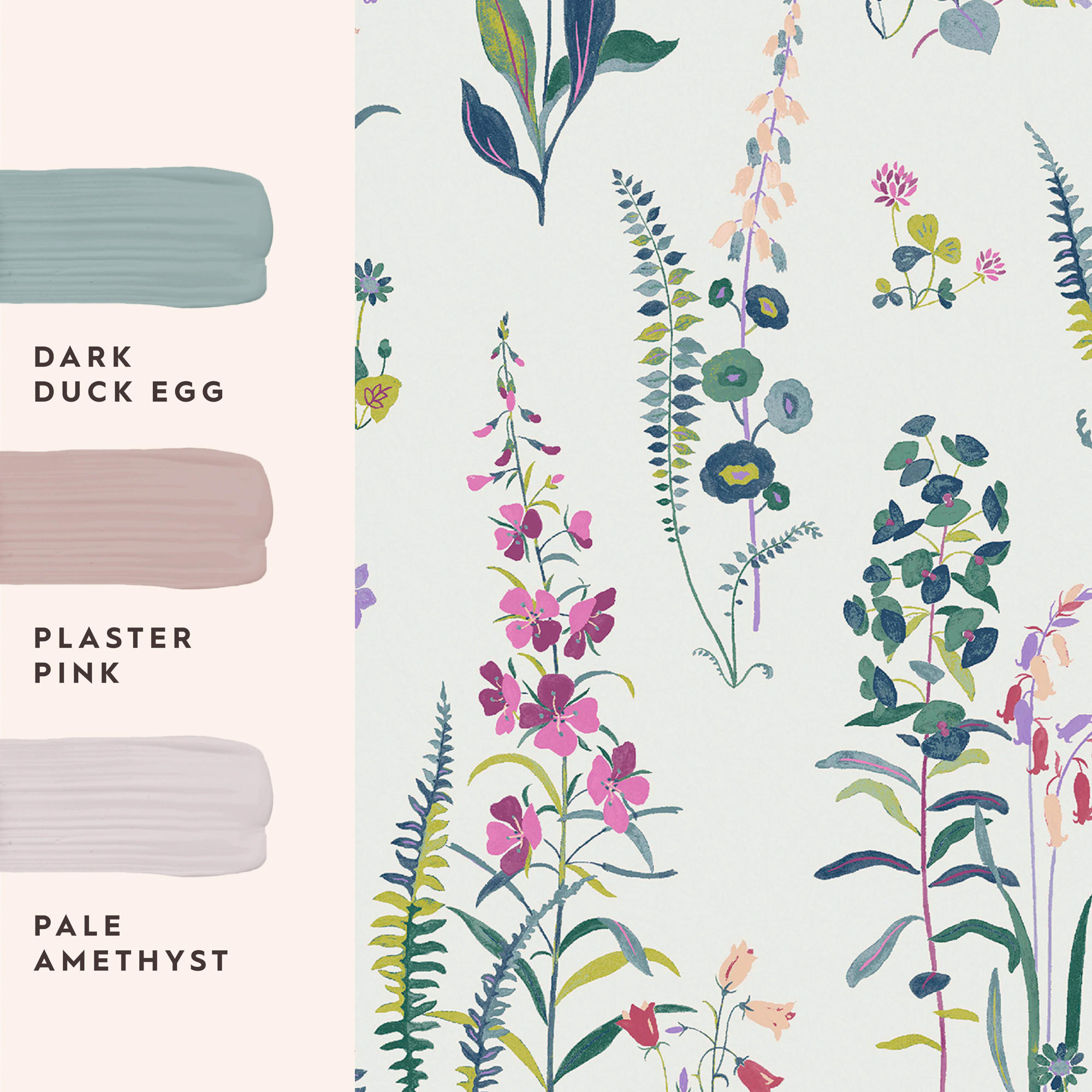 VLIESTAPETE Meadowvale Zweigen - Lila, Papier/Kunststoff (52/1000cm) - LAURA ASHLEY