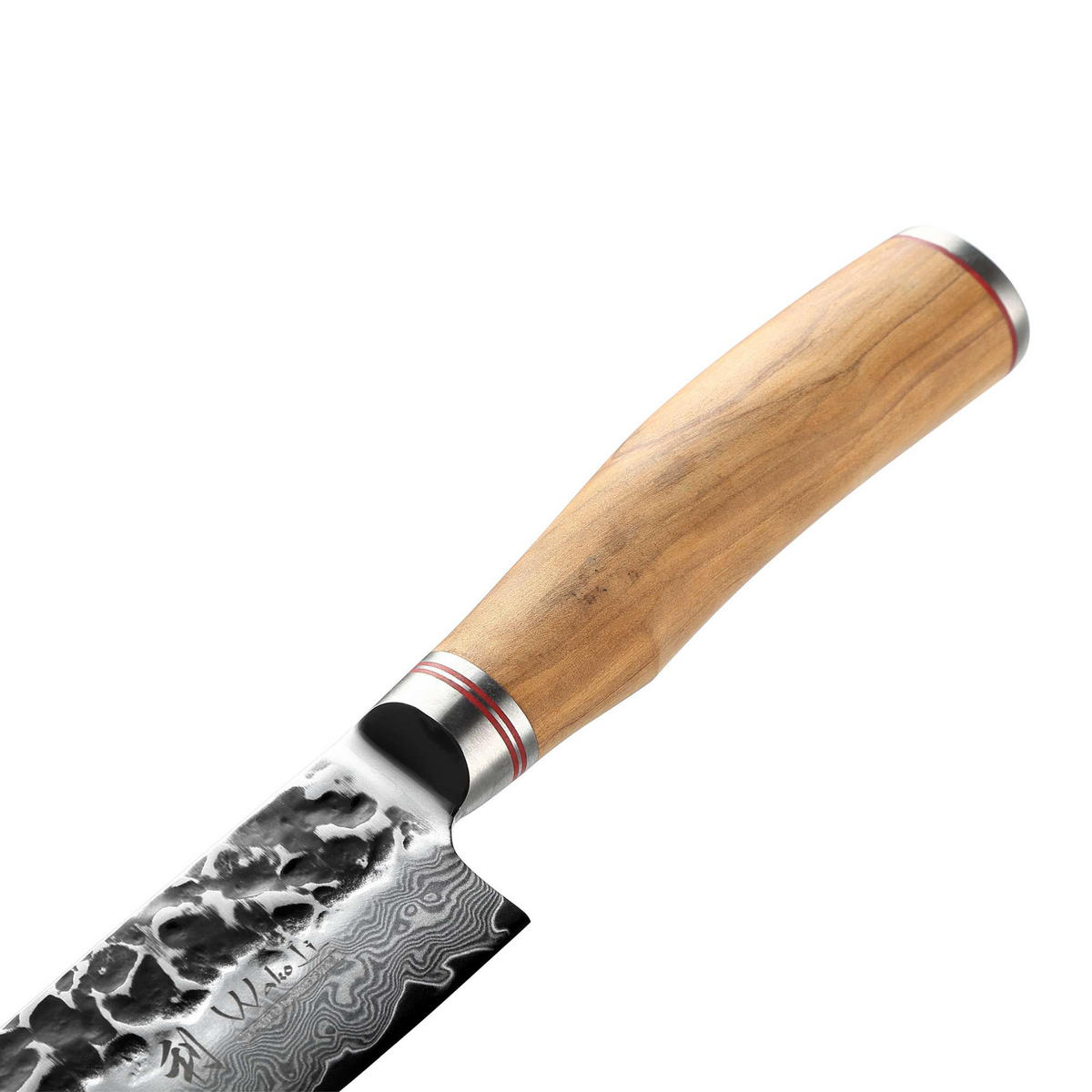 SANTOKUMESSER 17 cm - Braun, Holz/Metall (31cm) - Wakoli