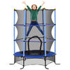 KINDERTRAMPOLIN - Blau, Kunststoff/Metall (163/163cm) - HOMCOM