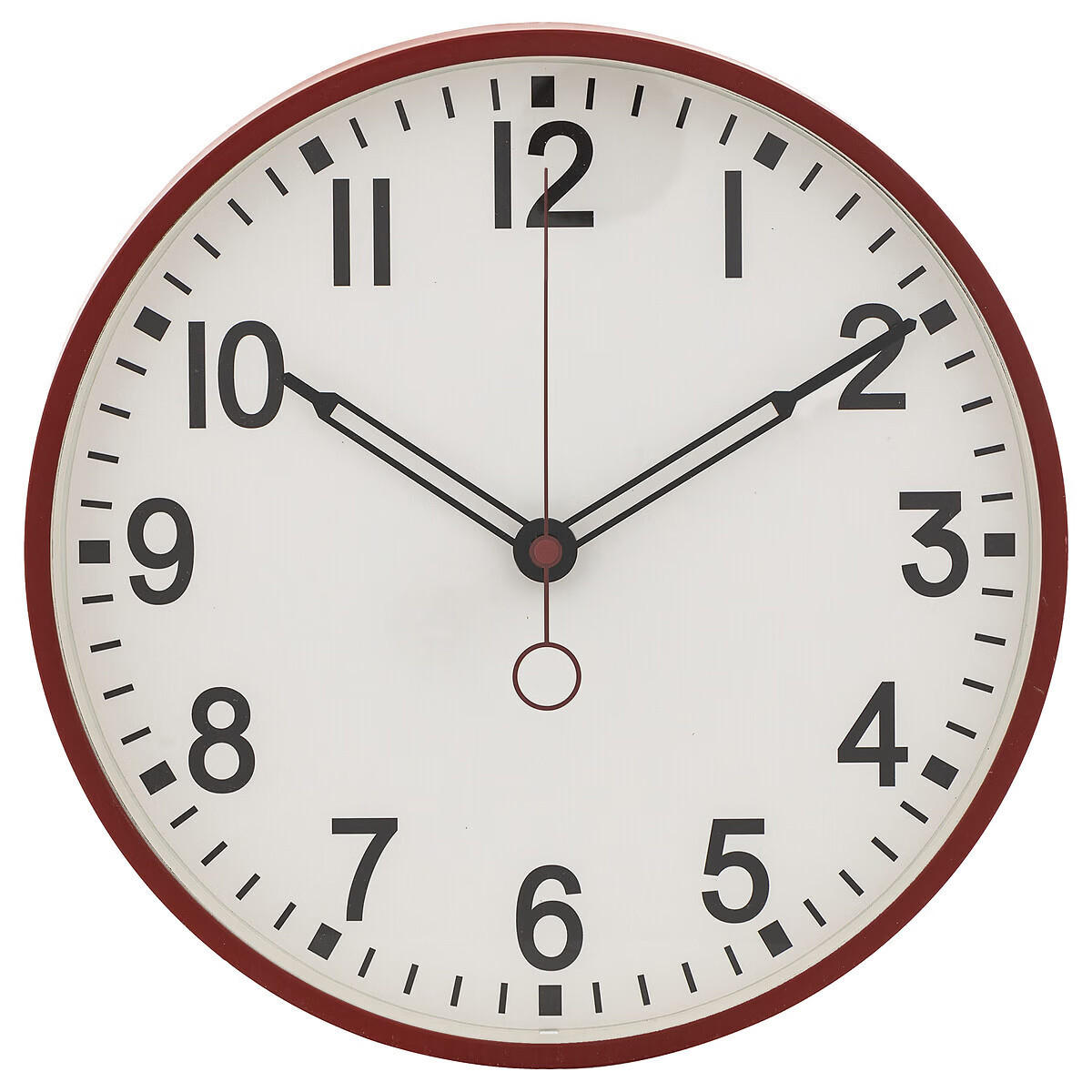 Atmosphera Createur d´interieur Wanduhr Rot 3.9x29.2x29.2 cm