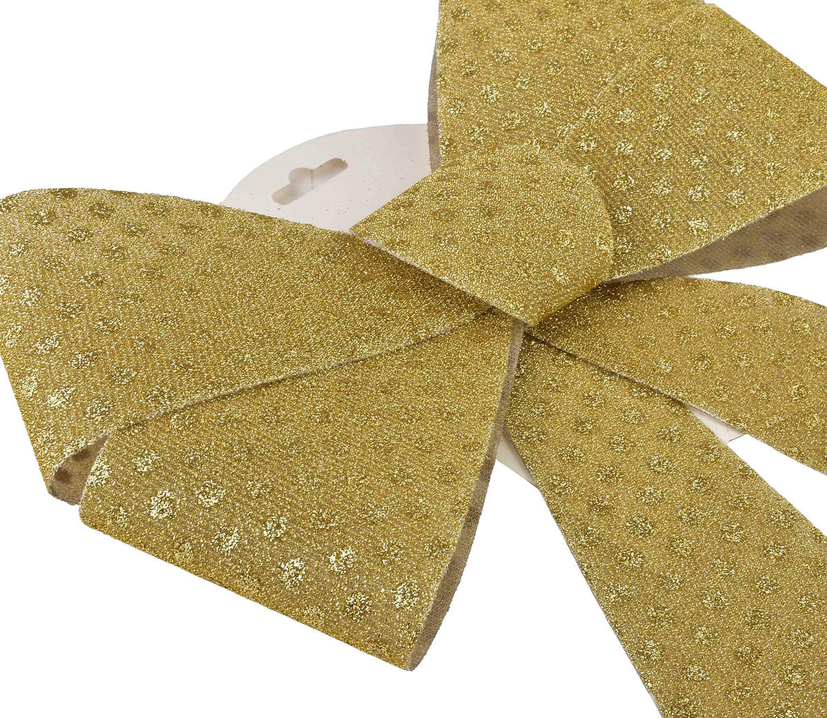 SCHLEIFE Santa Lila 2er Set Gold 15x15x15,5 cm Kunststoff - Goldfarben, Kunststoff (15/15.5/15cm) - Mondex