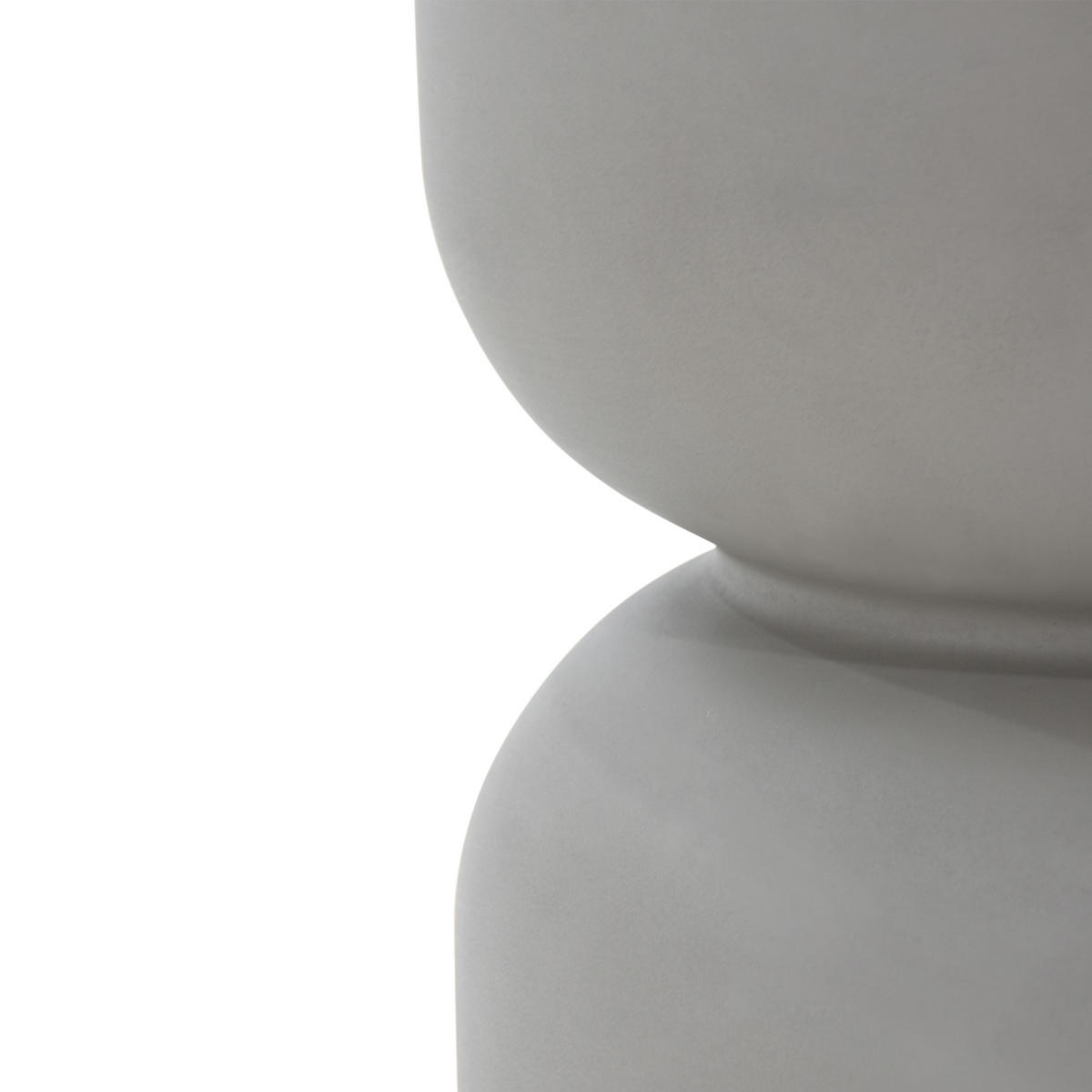 BEISTELLTISCH CHRONOS aus Beton 45 x 45 x 50 cm - Grau, Naturmaterialien (45/45/51cm) - Elementi