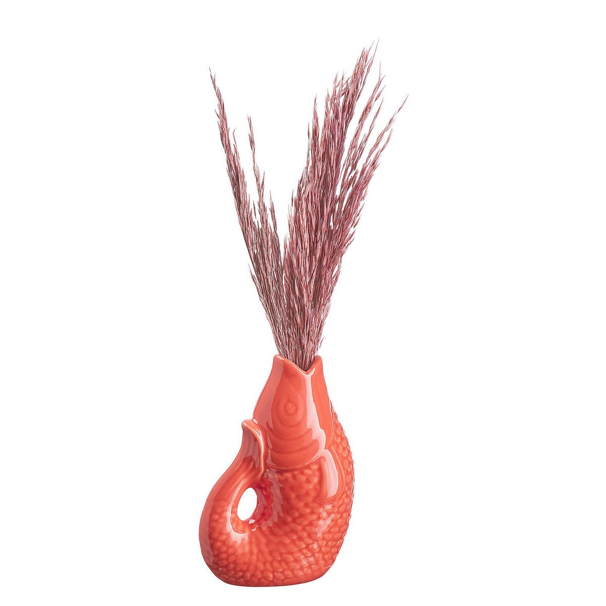 MINI-VASE (4er Set) Koi - Orange, Keramik (12cm) - Butlers