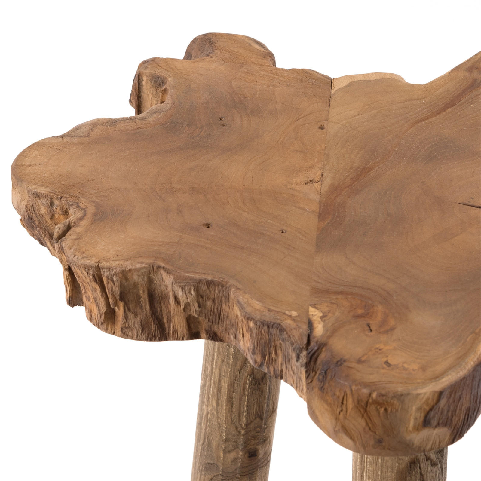 Thumbnail - Design Delights Beistelltisch, Natur, Holz, 40x50x30 cm, Wohnzimmer, Wohnzimmertische, Beistelltische