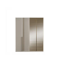 KLEIDERSCHRANK Vega 4 trg. - Beige, Holzwerkstoff (174/212/63cm)