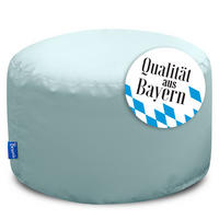 SITZPOUF L eisgrau - Blaugrau/Grau, Textil (500/300/500cm) - Bruni
