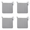 SITZKISSEN Neapel 40/40 cm 4er-Set - Grau, Textil (40/4/40cm) - Madison