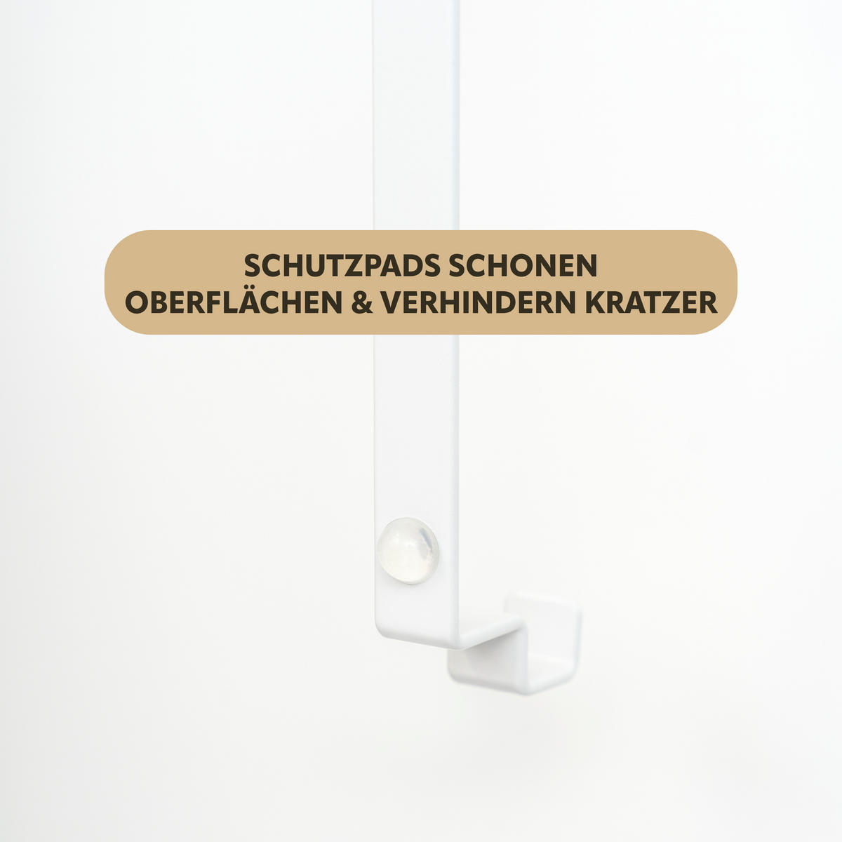TÜR-HÄNGEREGAL, weiß - Weiß, Holz (65/86/17cm) - eluno