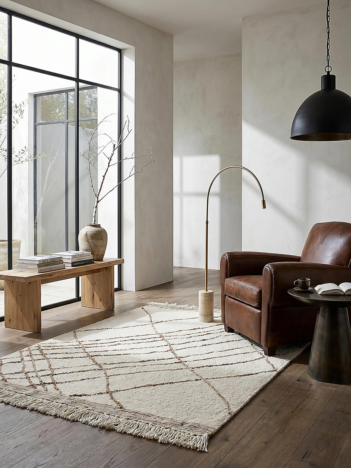 TEPPICH Kurzflor Streifen Muster, Abstrakt, Wohnzimmer Beige-Natur Rechteckig 160x230 - Beige, Textil (230/160cm) - KADIMA DESIGN