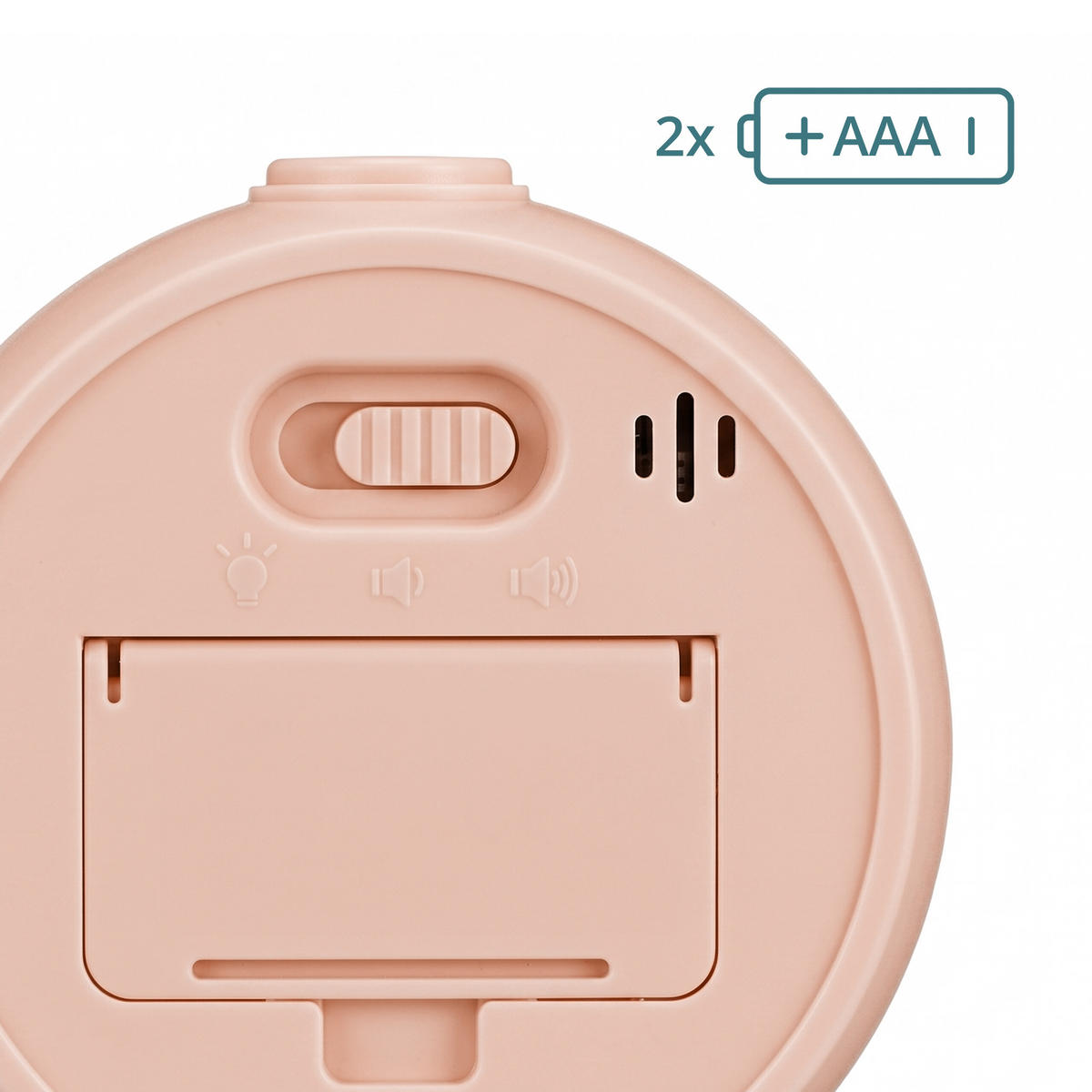 TIMER rosa regnbågsmönster 60 min plast - Pink, Plast (9/9.5/4.5cm) - Relaxdays