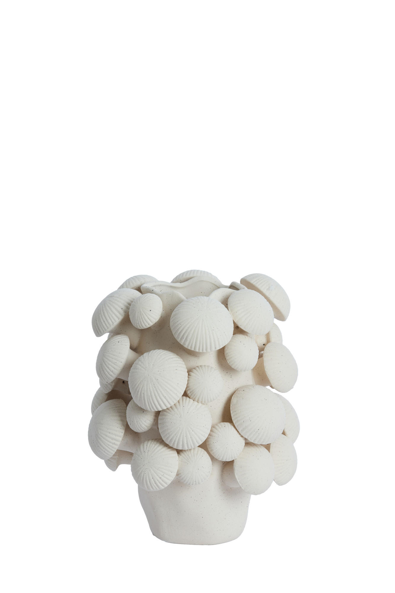 VASE Plentzia Weiß Ø23,5/32 cm - Weiß, Keramik (32cm) - Light & Living