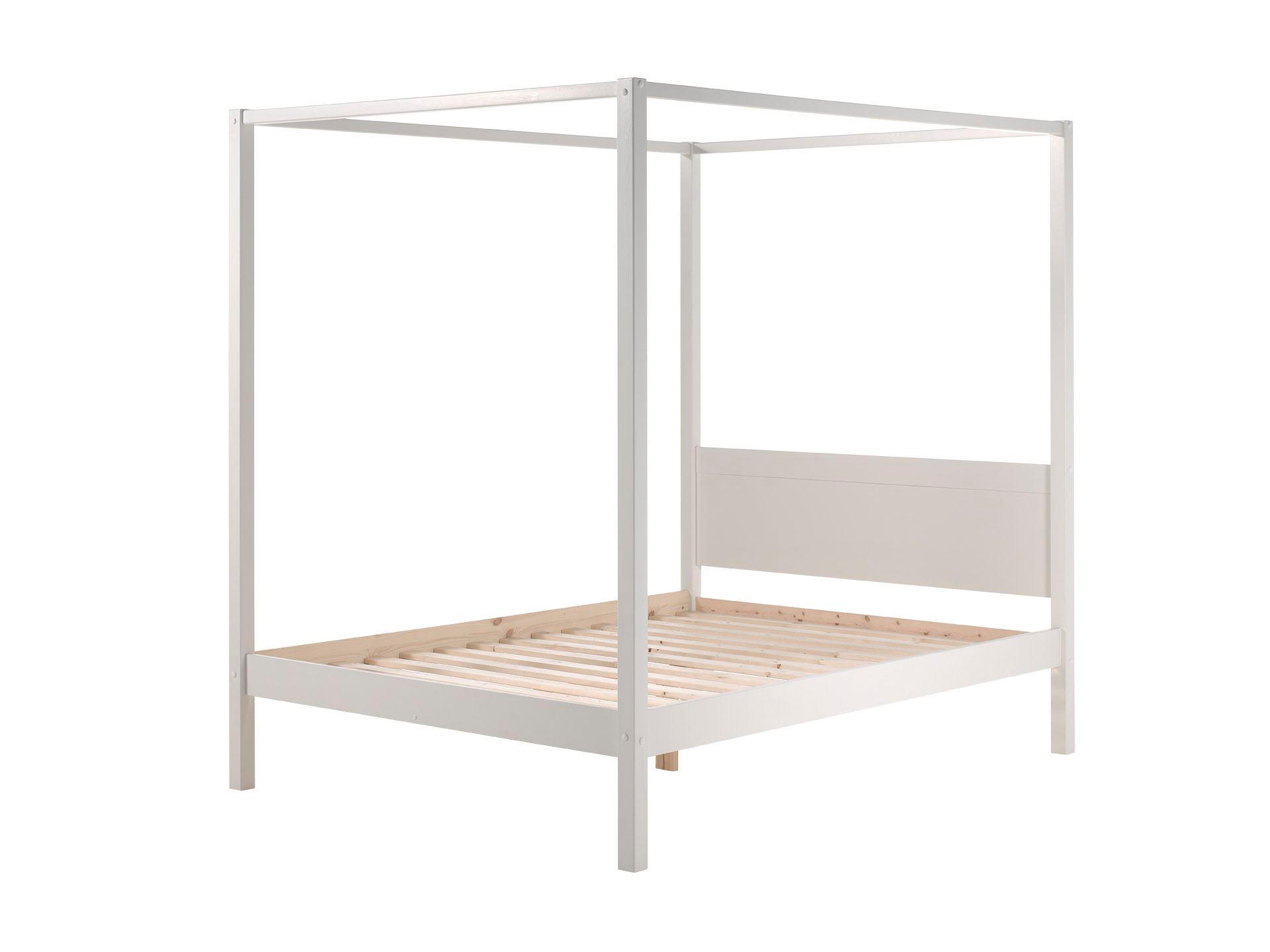 58aufmkessel Himmelbett Weiß 140x200 cm