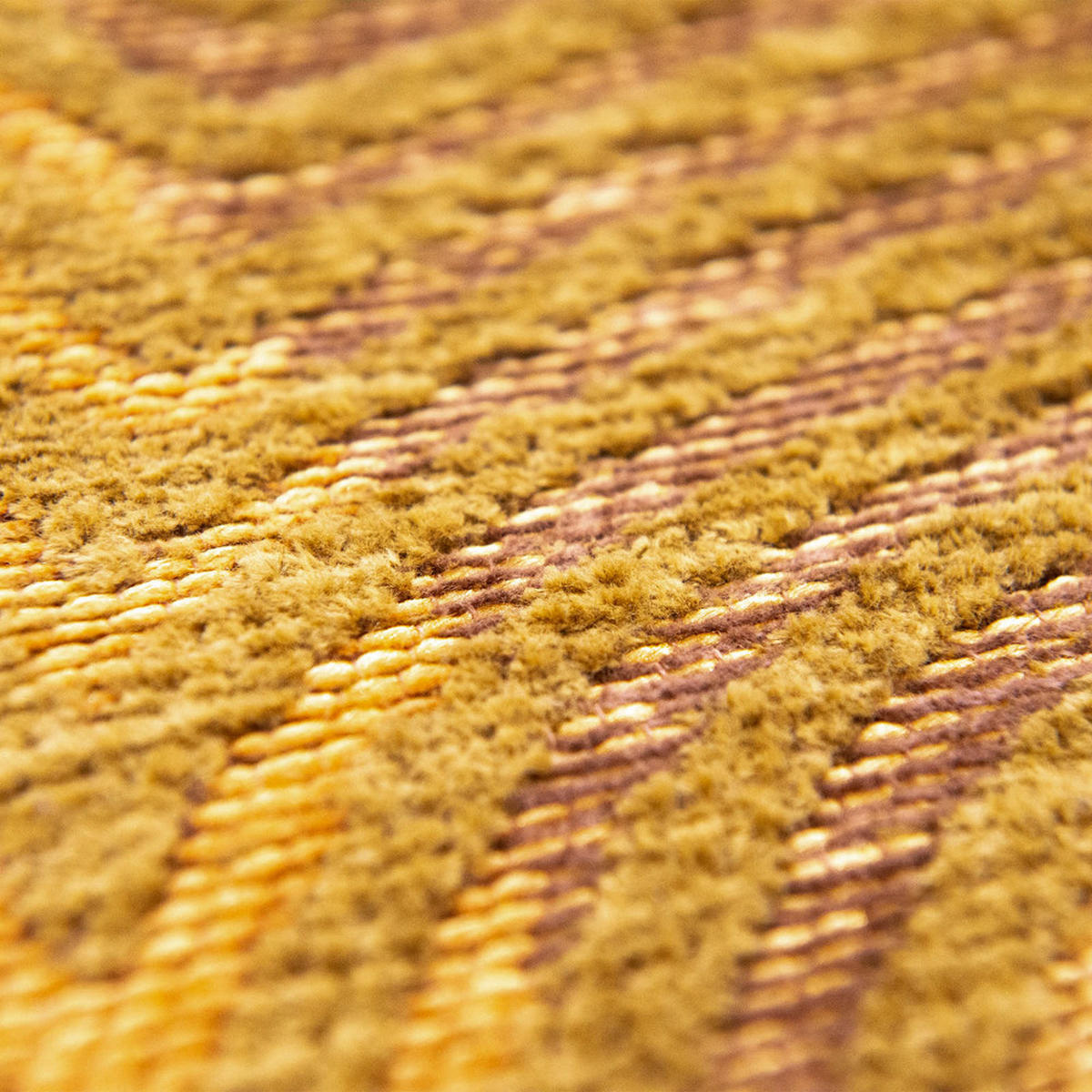 TEPPICH Jelly Gold Meditation 200/280 cm - Gelb, Textil (200/280cm) - Louis De Poortere