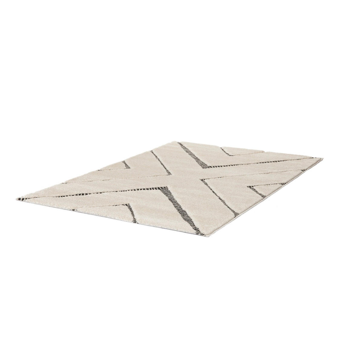 TEPPICH Ethnostil, weich beige - Beige, Textil (120/170cm) - AFK Living