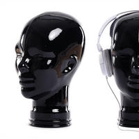 DEKOOBJEKT Dekokopf Mick Glas schwarz - Schwarz, Glas (21/29/21cm) - DESIGN DELIGHTS
