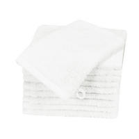 WASCHHANDSCHUH, 10er-Set, 17x21 cm, 100% Baumwolle - Weiß, Textil (17/21cm) - Zollner