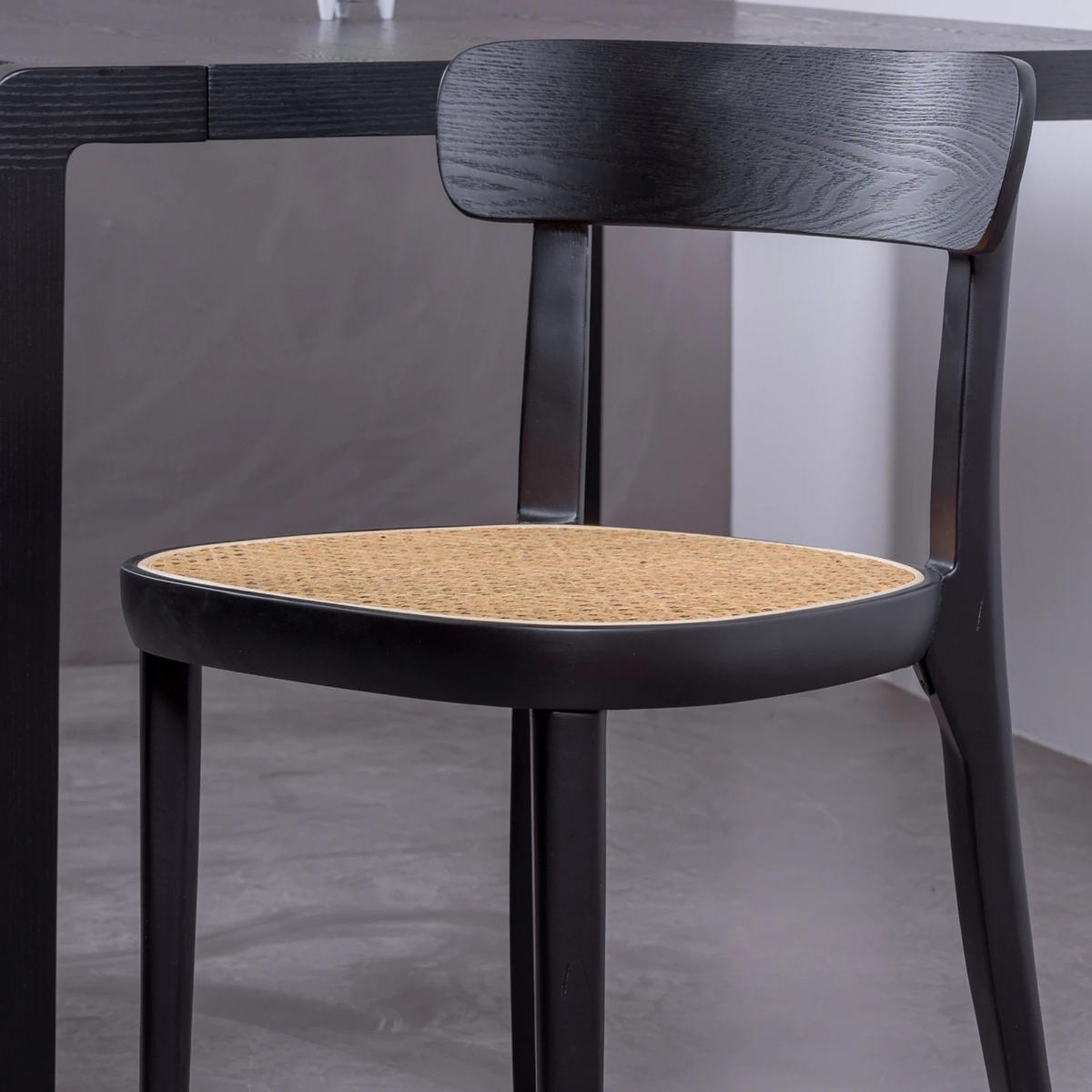 STUHL Holz Schwarz - Schwarz, Holz (44/75/45cm) - Nest Dream