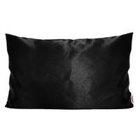 KISSENBEZUG Glanz Satin schwarz 40/60 cm - Schwarz, Textil (40/60cm) - beties Heimtextil