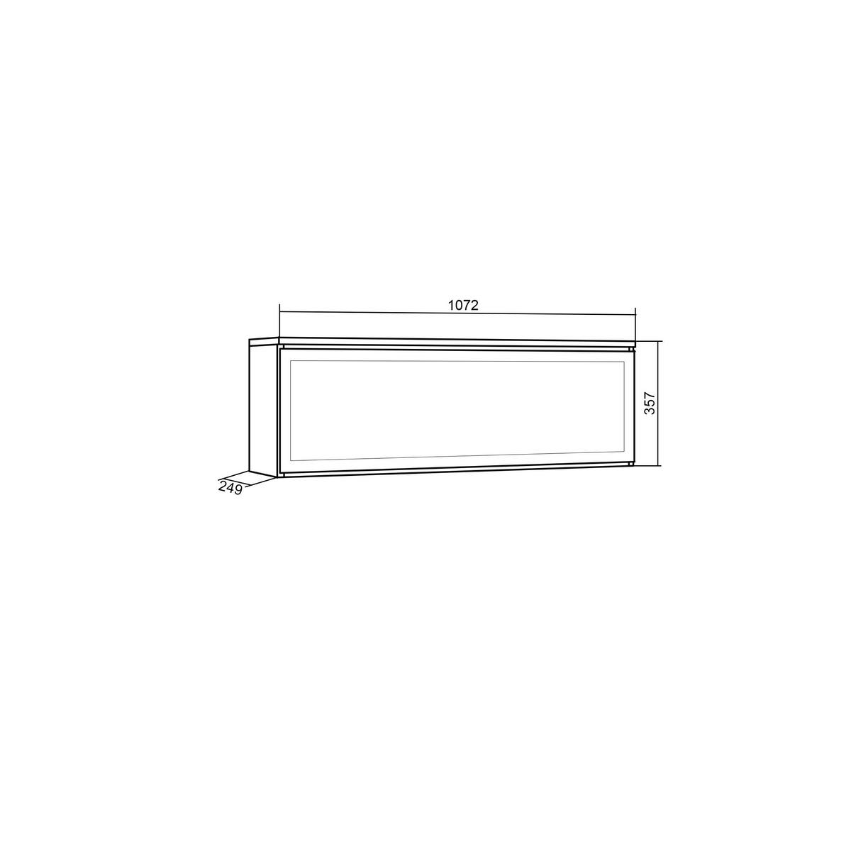 ELEKTROKAMIN LED, schwarz, 107/25/38cm - Schwarz, Holzwerkstoff (107/38/25cm) - Skraut Home