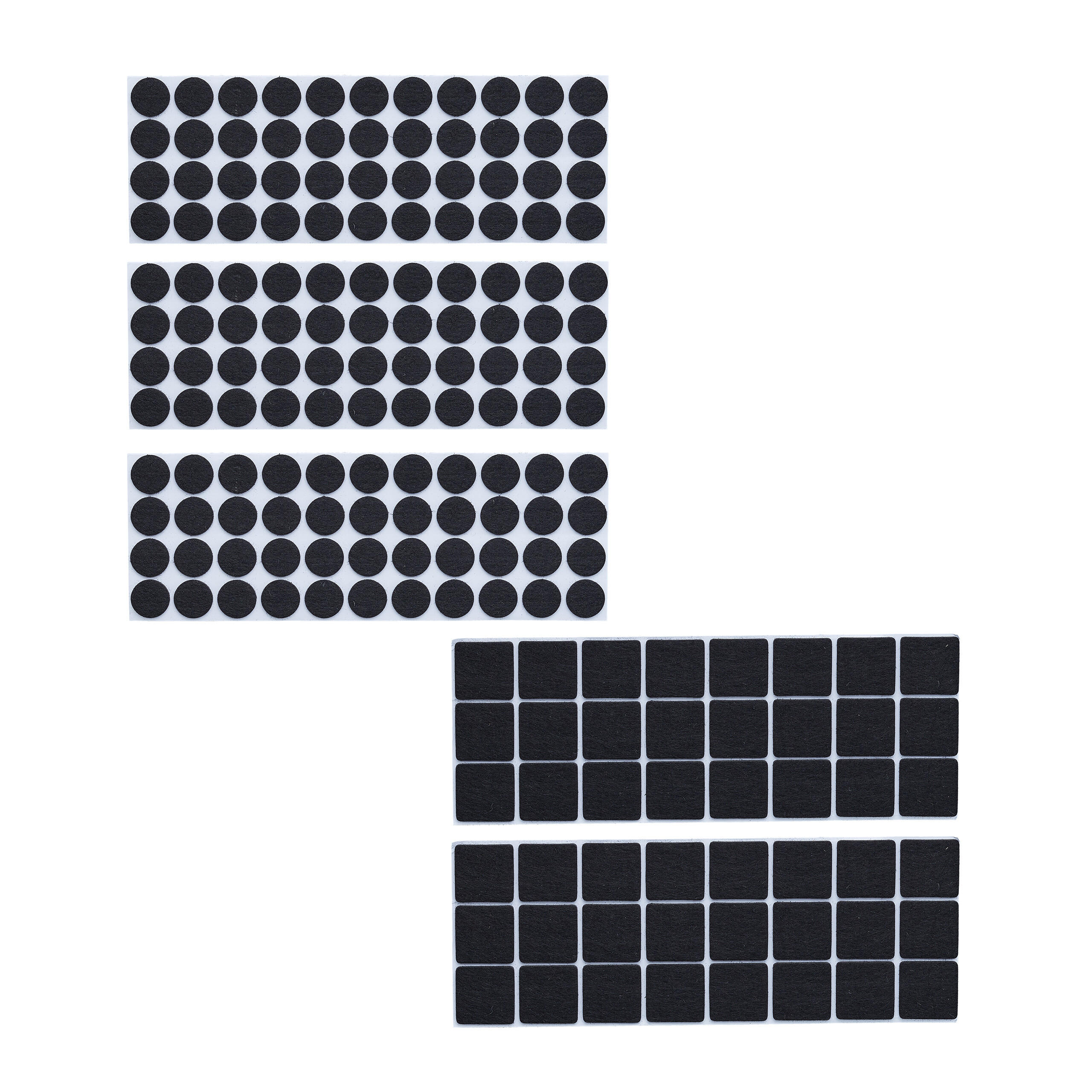 180XFILZGLEITER - Schwarz, Textil (3/3cm) - Relaxdays
