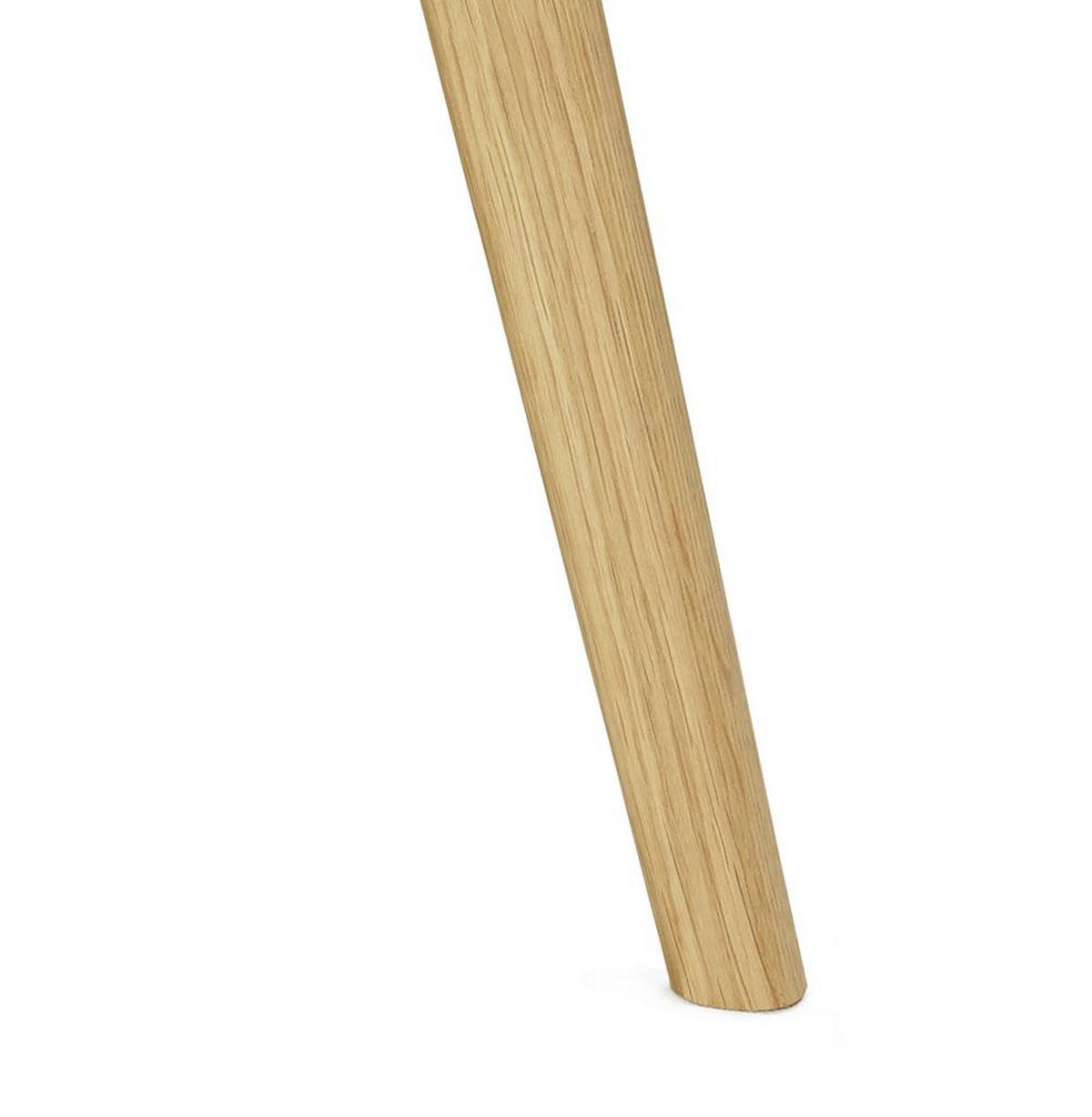 ESSTISCH Rund Holz Skandi-Stil JAXENA, Weiß 120x120x75 cm - Beige/Weiß, Eichenholz/Holz (120/120/75cm) - KADIMA DESIGN