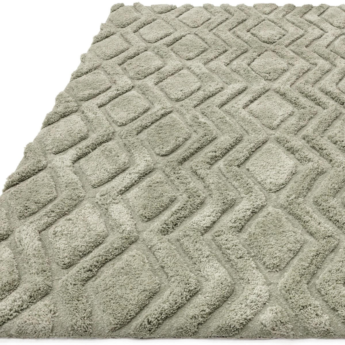 TEPPICH Moderner für Wohn- und Schlafzimmer JACKSON Grün 120 x 170 cm - Grün, Textil (120/170cm) - Novatrend