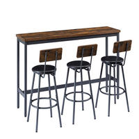 BARTISCH Industrial Holz Metall 160x40cm Braun Schwarz Gepolstert - Braun, Metall (171/49.5/13.5cm) - Raelunyi