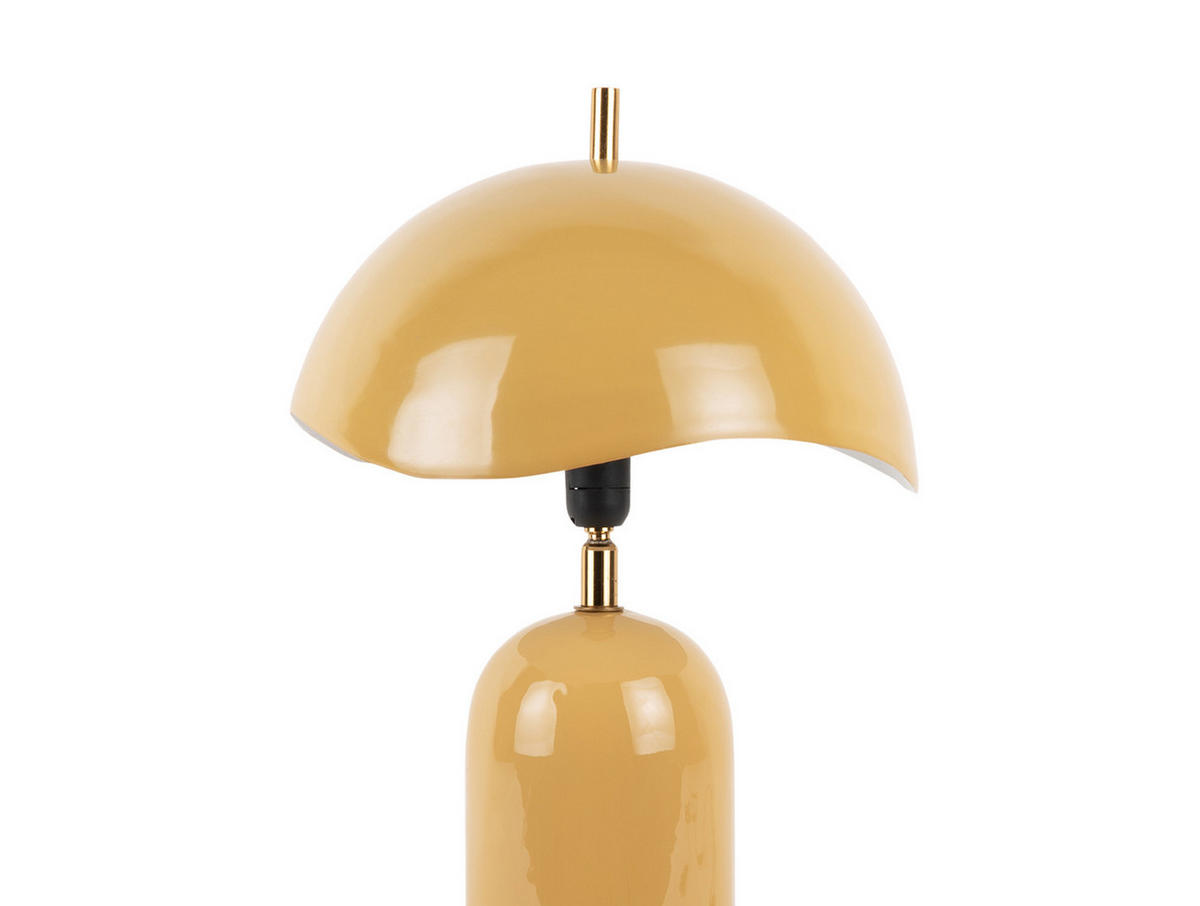 TISCHLAMPE Querido 25/25/41 cm - Gelb, Metall (25/25/41cm) - Leitmotiv