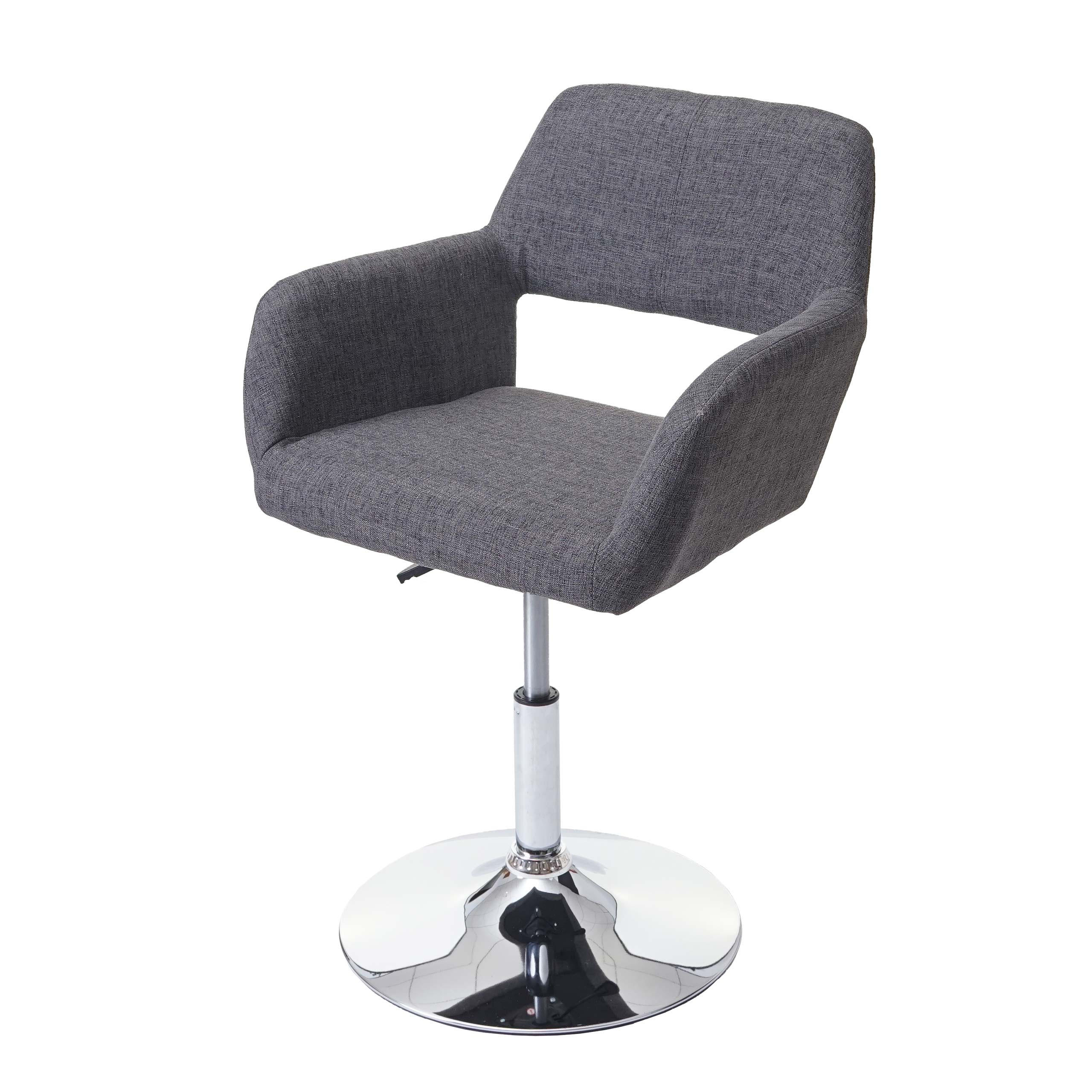 ESSZIMMERSTUHL Grau, Silber - Silberfarben/Grau, Textil (58/89/55cm) - MCW