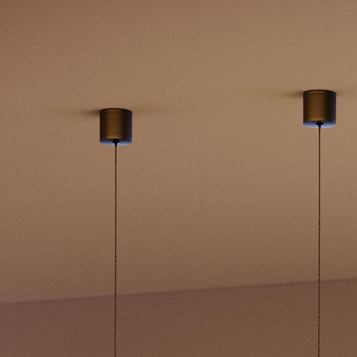 LED-HÄNGELEUCHTE Santa Neo 1.5m Abhängung Weiß Ø 11cm - Weiß, Metall (11/11/3.2cm) - s.luce