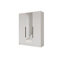 KLEIDERSCHRANK - LUSSO - 150 - Weiß - Weiß, Holzwerkstoff (150/200/51cm) - ALTDECOR