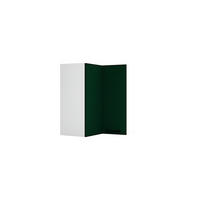 ECKHÄNGESCHRANK WRN P/L - Morvex - Platzsparende Lösung mit Stil - Dunkelgrün, Holz/Metall (60/72/60cm) - ROYAL24_MARKT