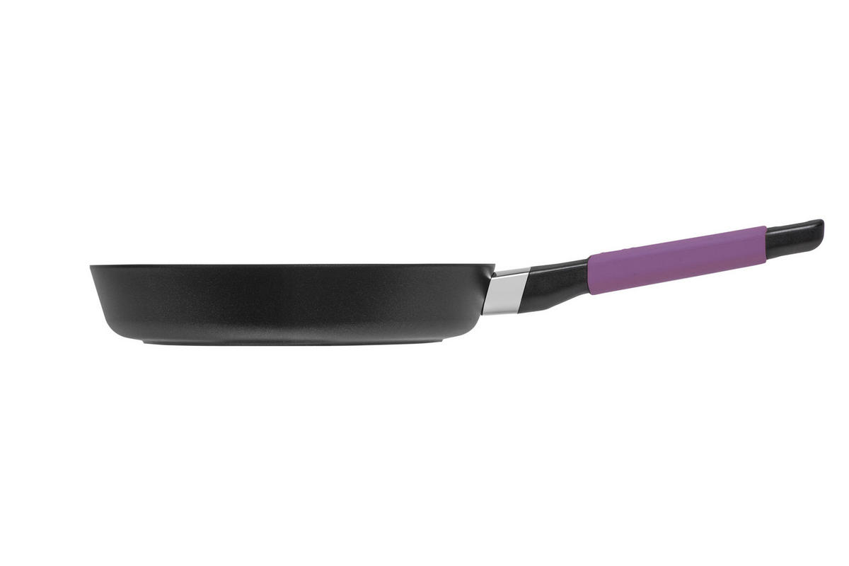 BRATPFANNE INDUKTION ⌀24cm - AUBERGINE - Aubergine, Kunststoff/Metall (24cm) - Gastrolux