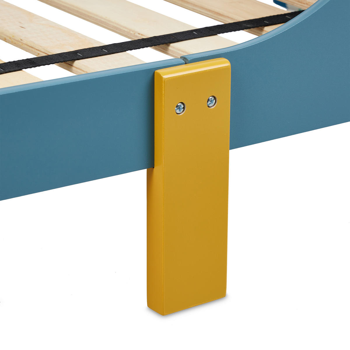 KINDERBETT - Multicolor, Holz/Kunststoff (94/60/143cm) - Relaxdays