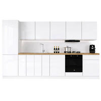KÜCHENINSEL 360 cm - Aspen Aspen KA21-M360 - Weiß/Hochglanz - Weiß Hochglanz, Holz (540/212/58cm)