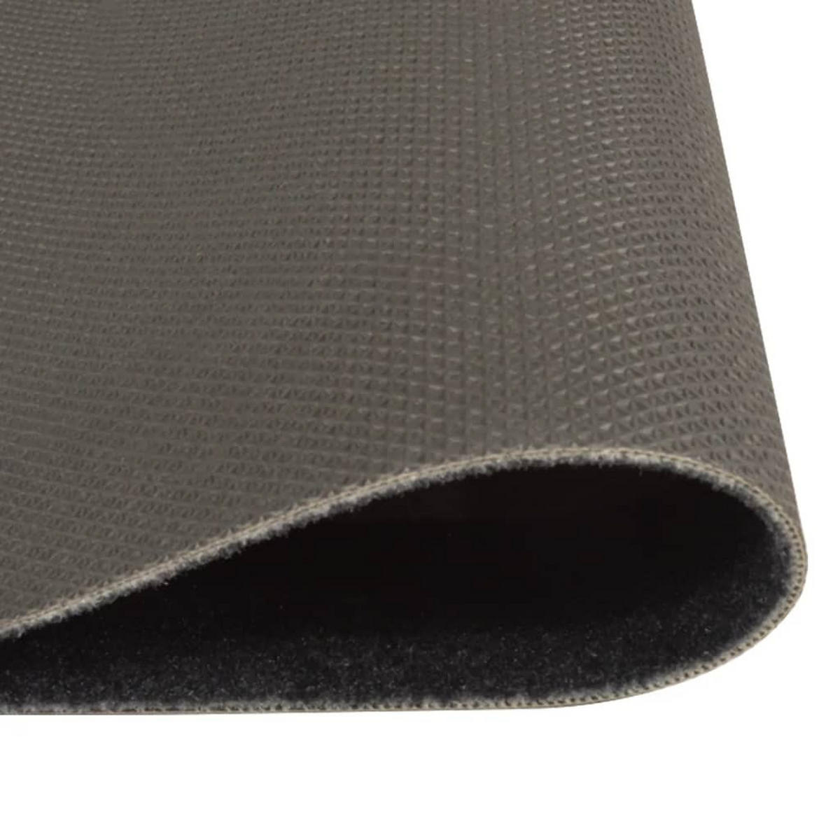 KÜCHENTEPPICH Waschbar Coffee Schwarz 60/180 Cm Samt - Schwarz, Kunststoff (60/180cm) - vidaXL